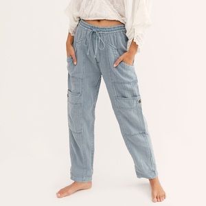 NWT Free People Feelin’ Good Utility Pull-On Pants